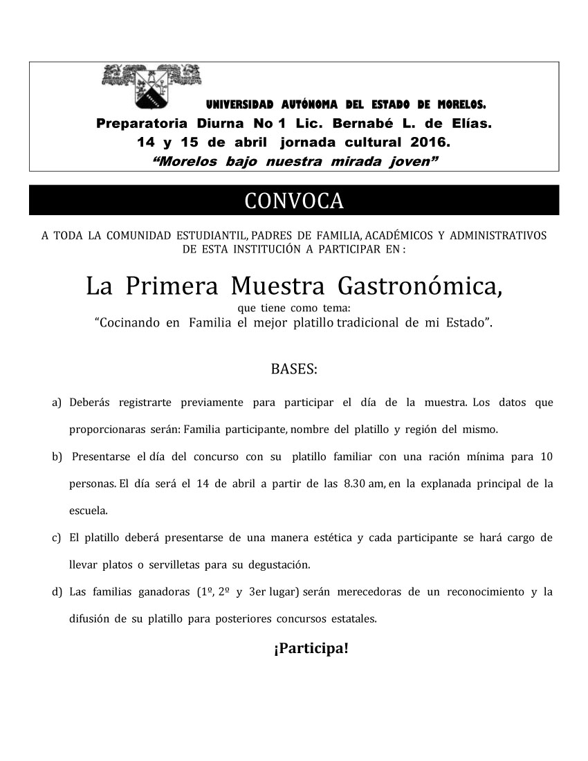 GastroConvocaJornadaCultural