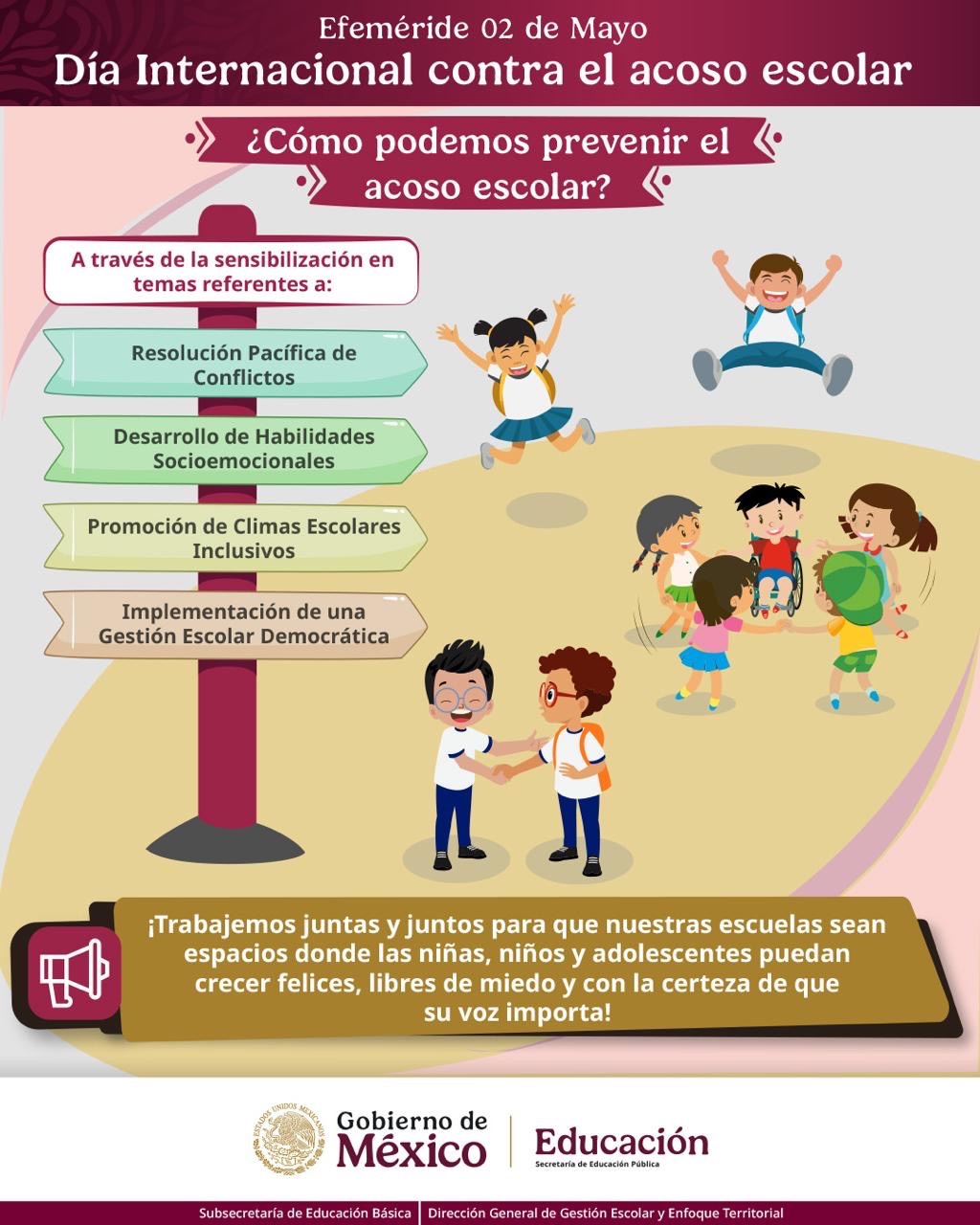 Día Internacional contra el Acoso Escolar 2 de Mayo – Preparatoria ...