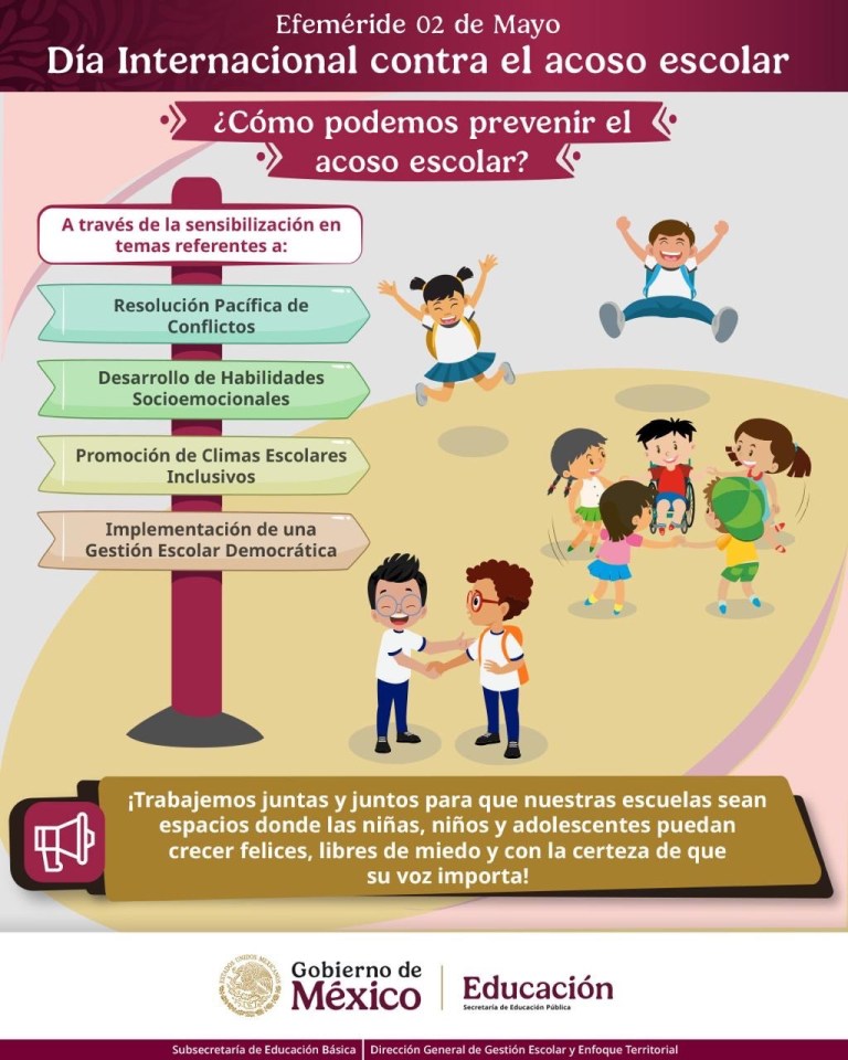 Día Internacional contra el Acoso Escolar 2 de Mayo – Preparatoria ...